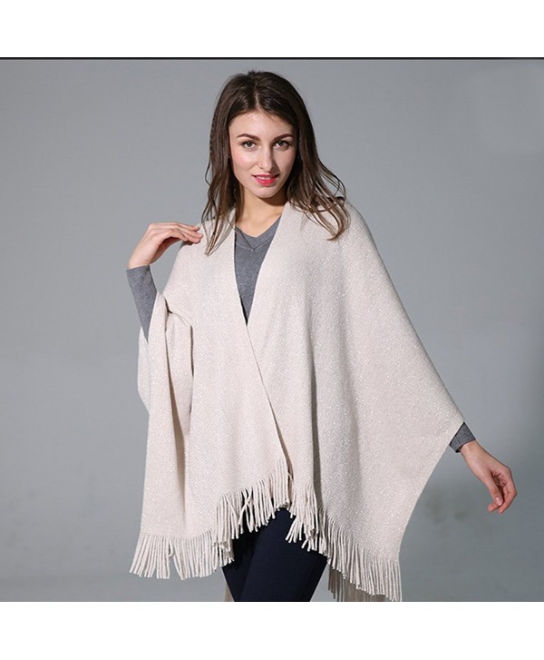 Women Cape Shawl Wrap Fashion Scarf Open Front Poncho Cape Cardigans ...