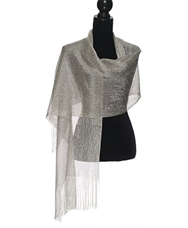 Shawls Evening Dresses - Silver - CF128ZLX2QV