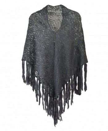 Knitting Pattern Triangle Fashion Shawl - Crochet Charcoal - C112K3BL5MJ