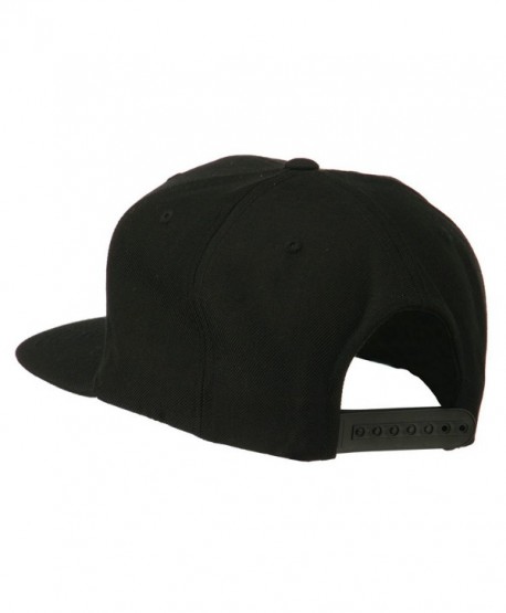 Director Embroidered Flat Bill Cap - Black - CD11V0OFV5L