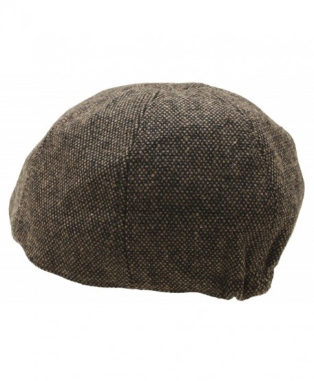 Men Tweed Homespun Ivy Flat Cap Woolen Newsboy Gatsby Hat Cabbie ...