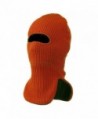 Reversible Double Layer Knit Ski Mask - Orange W11S09B - CA11C0N6CAD
