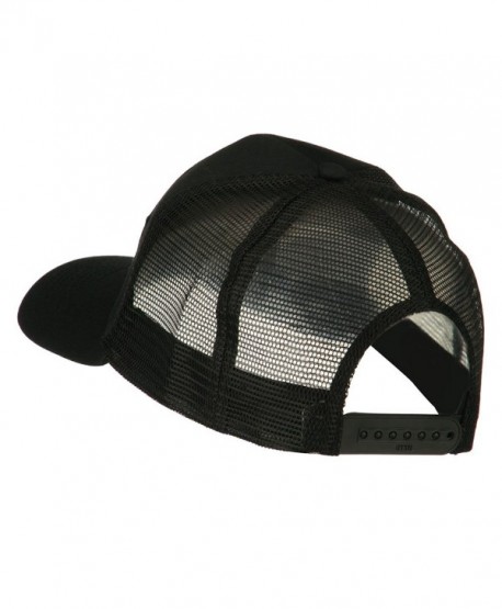 Vietnam Veteran Military Patched Mesh Back Cap - Black - CW11ND5JI2H