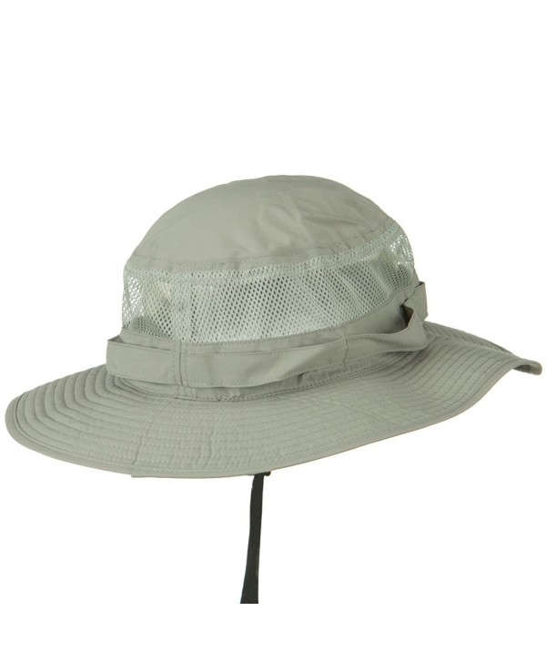 UV 50+ Side Mesh Talson Bucket Hat - Grey - C411J5ZFWGP
