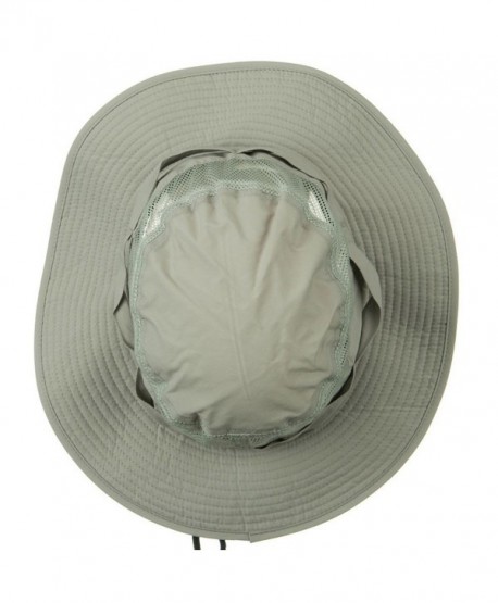 UV 50+ Side Mesh Talson Bucket Hat - Grey - C411J5ZFWGP