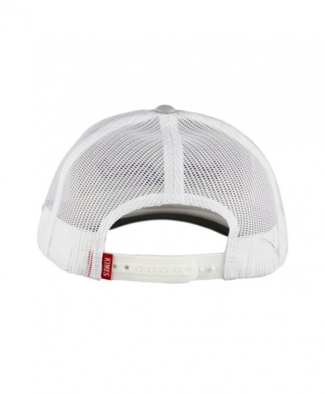 Men's Rope Burn Trucker Cap - 700 - Grey - C91838T4U3G