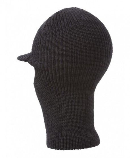 Face Ski Mask w/ Visor - Black - CQ11B18H2FN