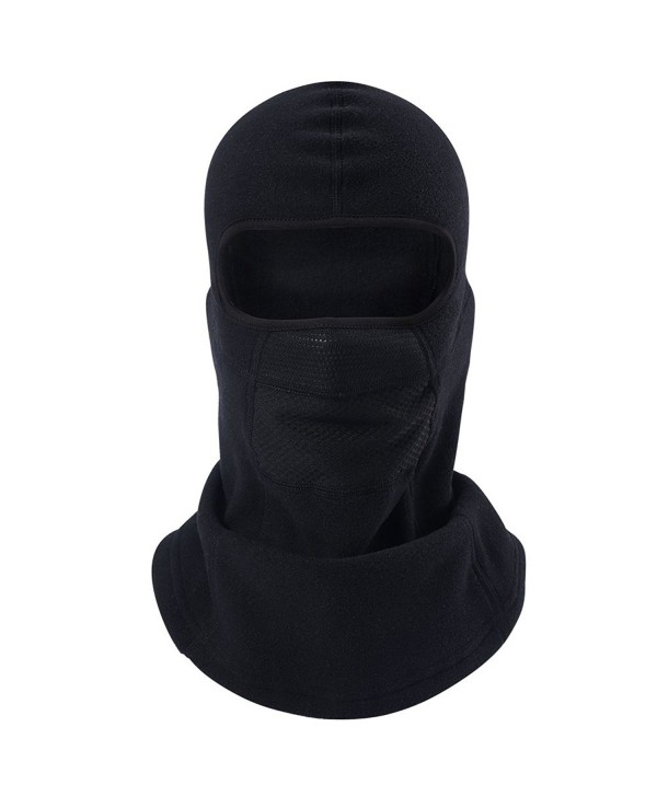 Balaclava Fleece Hood With Neck Cover Half Face Ski Mask With Air Hole ...