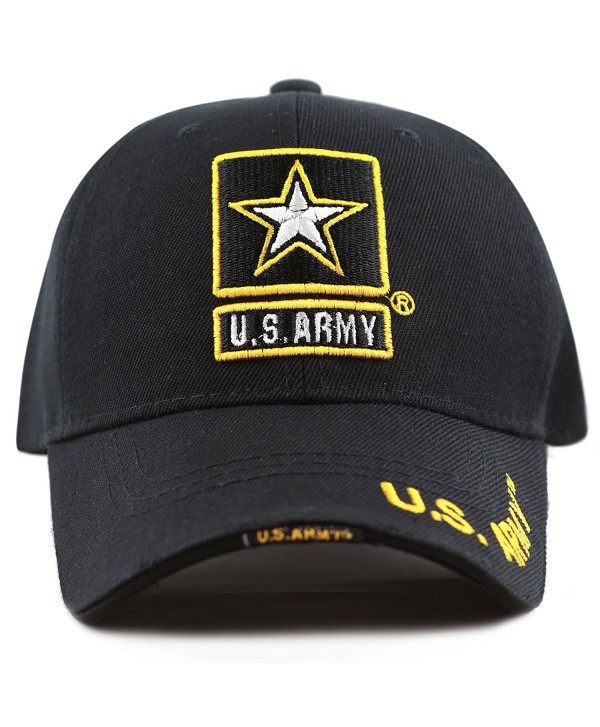 1100 Military Licensed U.S. Army Logo Cap - Black U.s. Army - CN184GY6MGO