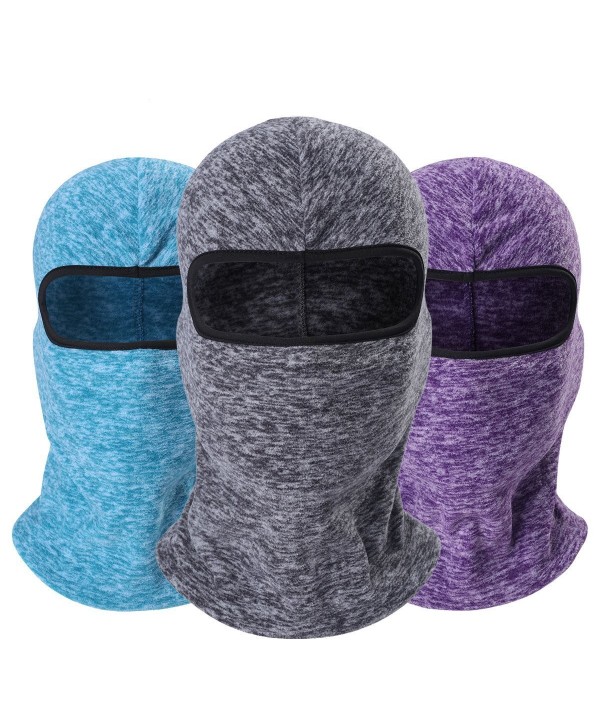 Cationic Fabric Balaclava Masks Winter Thermal Fleece Full Face Mask ...
