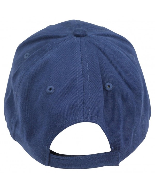 Unisex Fine Brushed Cotton Cap Adjustable Hat with 6 Panels ...