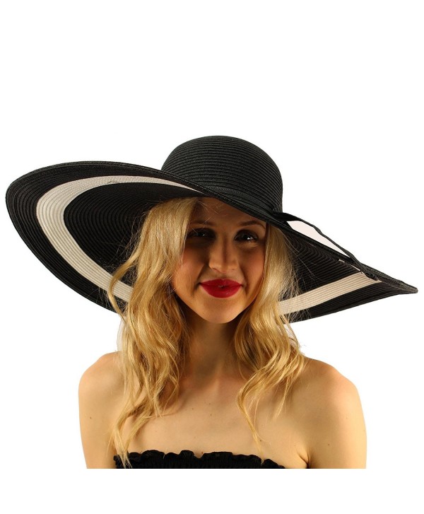 Summer Elegant Derby Floppy Hat - 